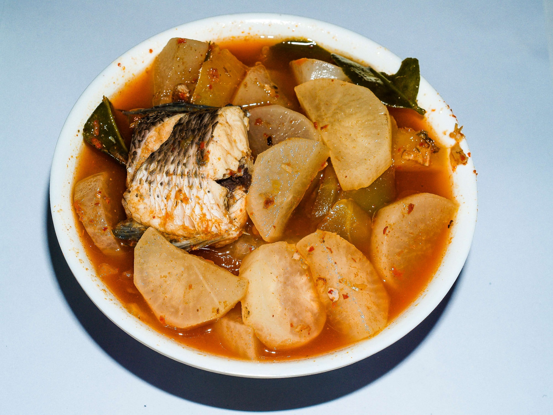 Tom Yum Fish, comida tailandesa