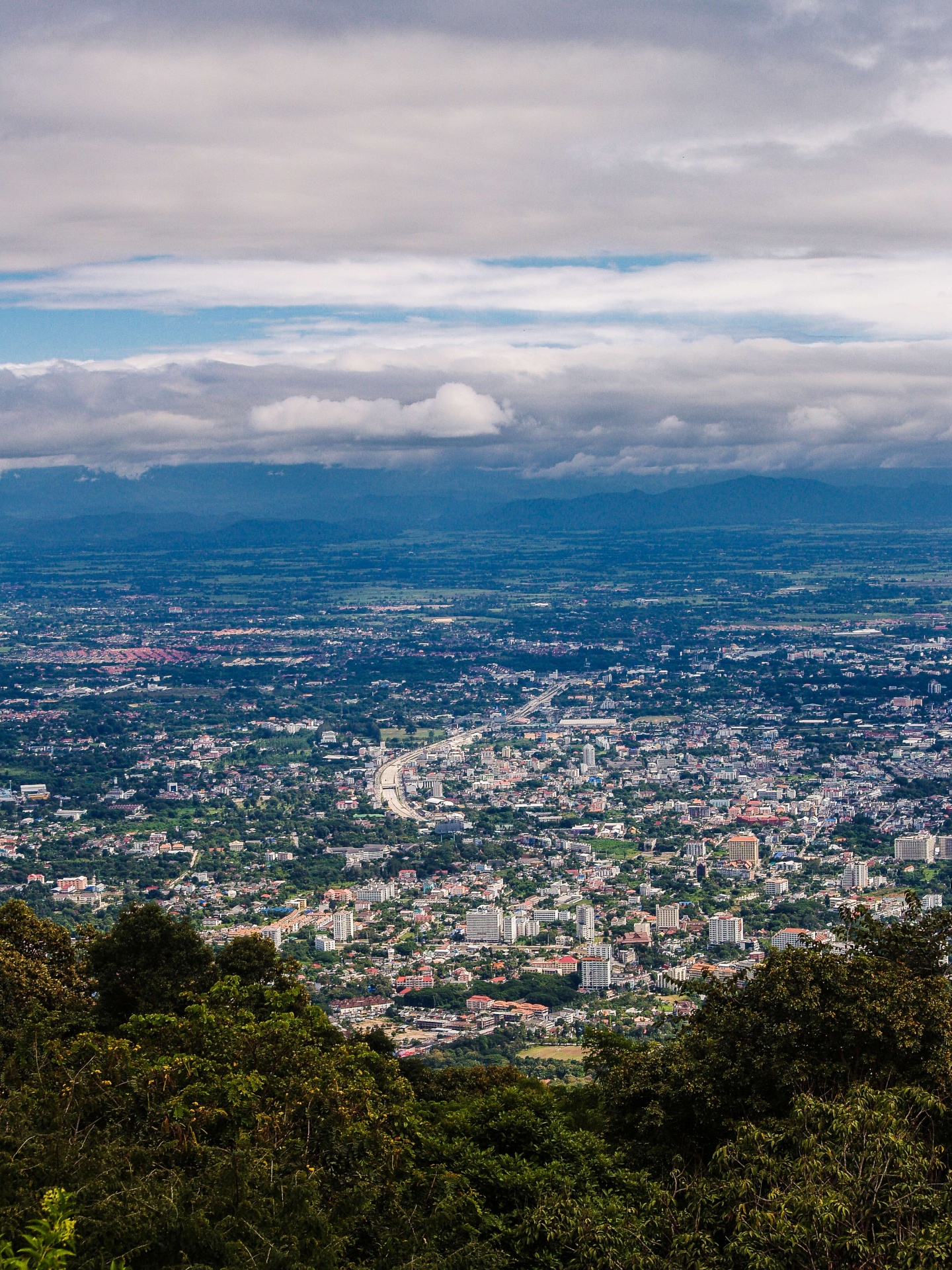 Vista del paisaje urbano de Chiang Mai,