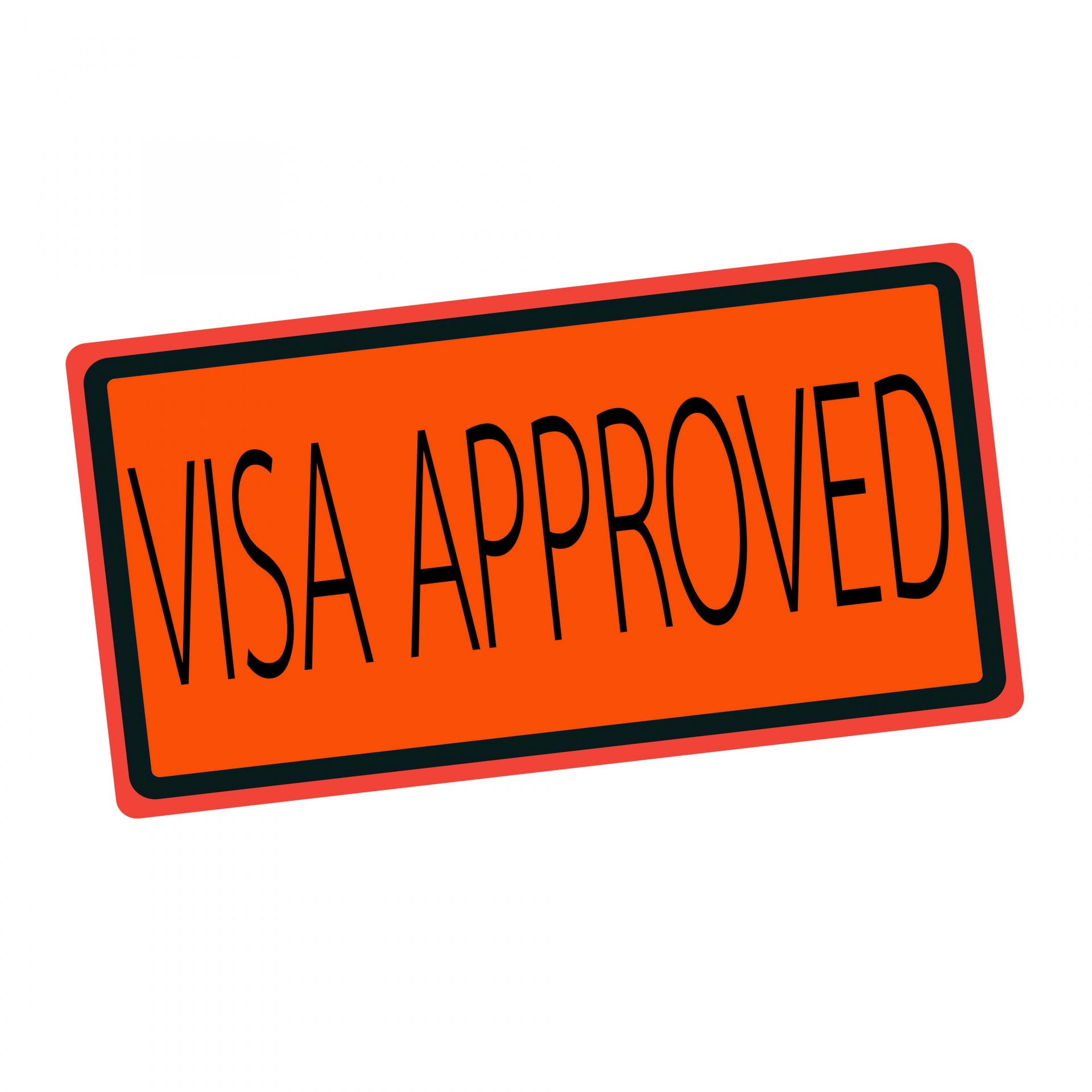 Texto de sello negro aprobado por Visa e