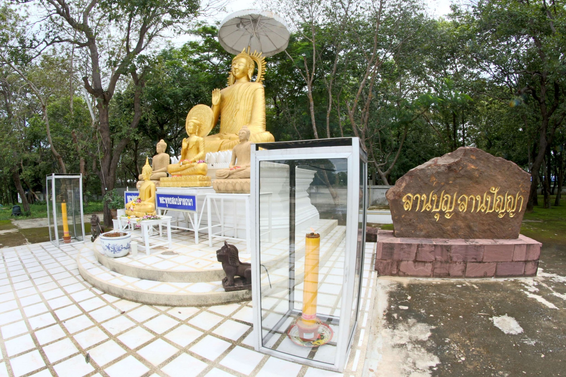 Wat Phra phut tha bat in Yasothon