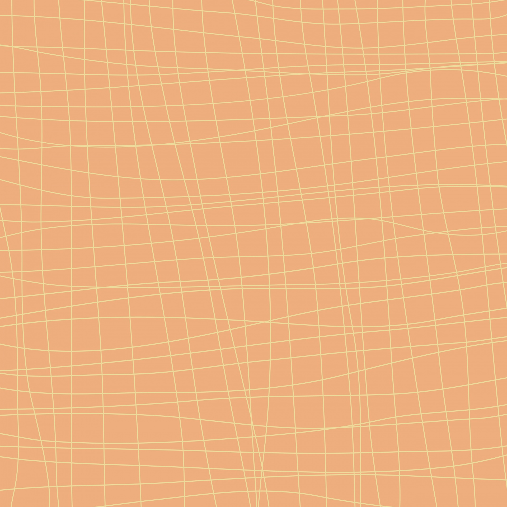 Líneas Wonky sobre fondo naranja