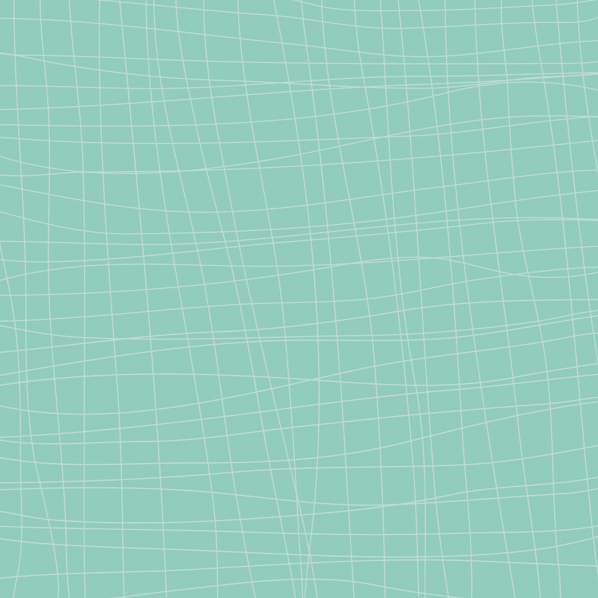 Wonky Lines On Teal Background