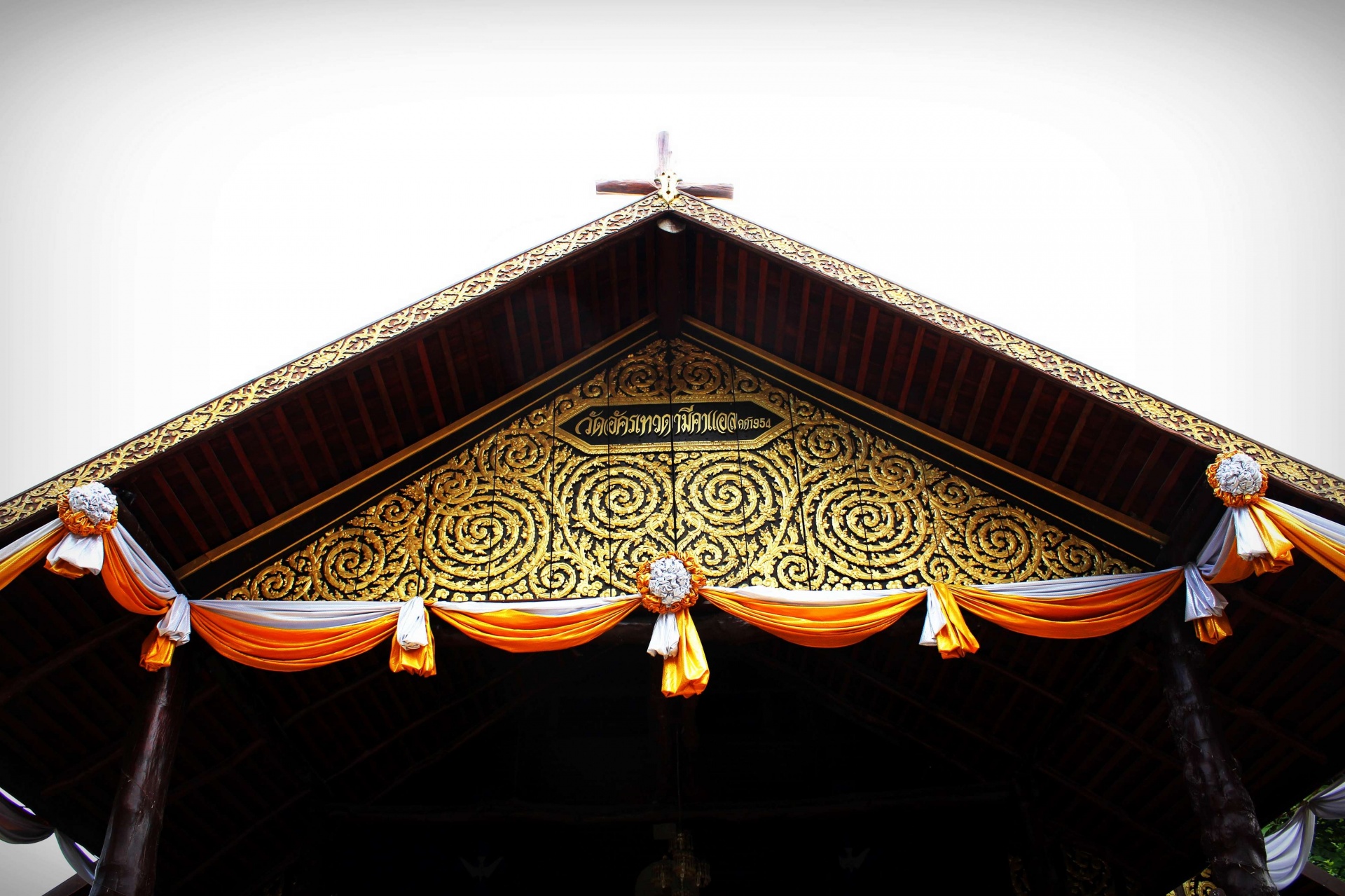 Wooden Church Yasothon Thailand
