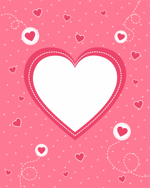 White And Pink Heart Background Free Stock Photo - Public Domain Pictures