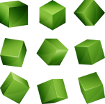 3D кубики