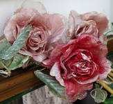 Artificial Pink And Red Roses