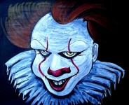 Künstler böser Clown
