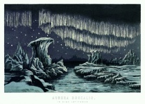 Aurora Borealis Arte Vintage