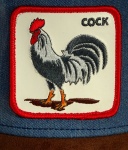 Baseball Cap Cock Patch