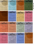 Cartones de Bingo 16