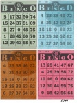 Cartas de Bingo 4