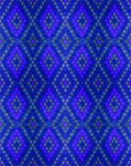Синяя персидская ковровая плитка