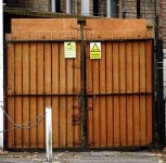 Boarded Up Gates