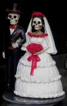 Braut und Bräutigam Skelette