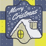 Christmas Rooftop Christmas Card