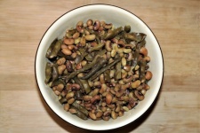 Cooked Black-eyed Peas In Bowl