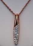 Crystal Pendant On Necklace