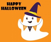 Halloween carino fantasma Boo