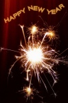 Happy New Year sparkler