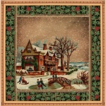 Ilustración de Navidad vintage