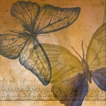 Butterfly Textured Scrapbook Paper
