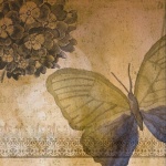 Pillangó texturált jegyzetfüzet papír