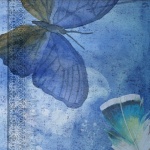 Pillangó texturált jegyzetfüzet papír
