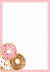 Donuts Note Paper