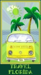 Poster di viaggio in Florida