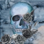 Day Of Dead Skull With Roses