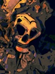 Abstracte schedel