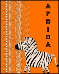 Cartel de viaje para africa