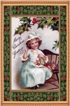 Cartel de Navidad vintage