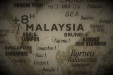 Stará mapa Malajsie
