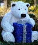 Polar Bear With Christmas Present