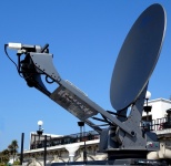 Antena satelit portabilă