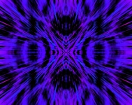 Purple and blue zoom blur filament