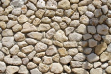 River Rock Wall Texture Background