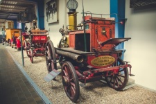 Vintage fire engine