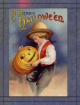 Ilustrație vintage de Halloween