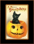 Vintage Halloween ilustrace