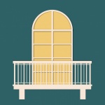 Finestra con balcone