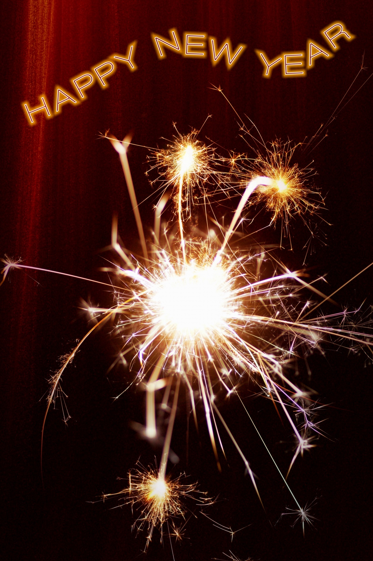 Happy New Year Sparkler Free Stock Photo Public Domain Pictures