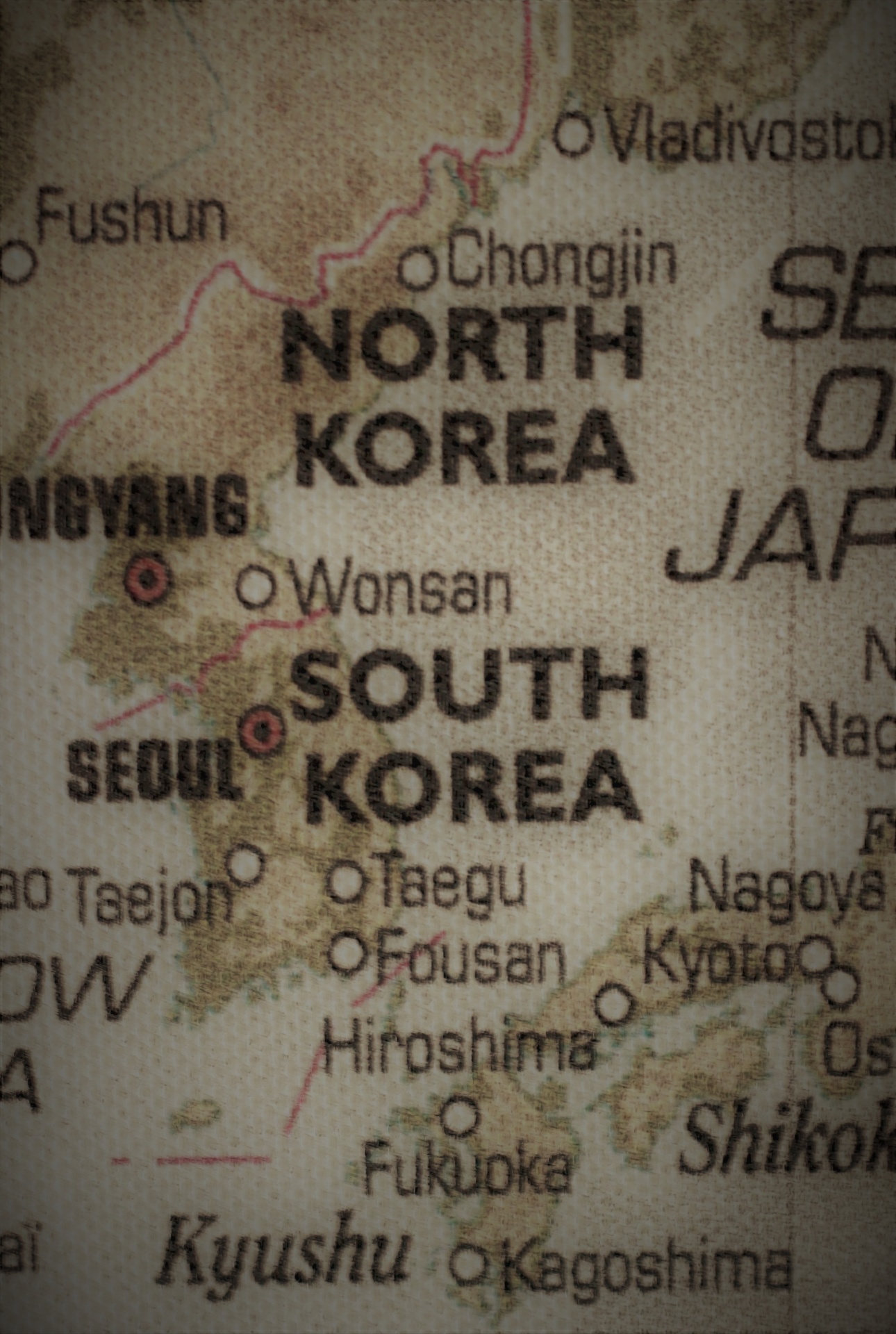 Old Map Of North And Sount Korea Free Stock Photo - Public ...