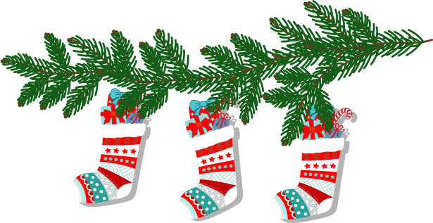 クリスマスの靴下のイラスト 無料画像 Public Domain Pictures