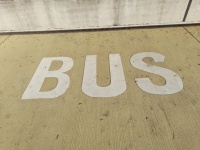 11月22日バス停