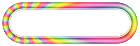 Banner frame rainbow colors