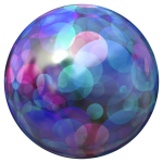 Bokeh ball transparent background