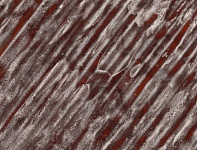 Brown Abstract Of Corrugated Iron