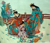Kínai vázadekoráció